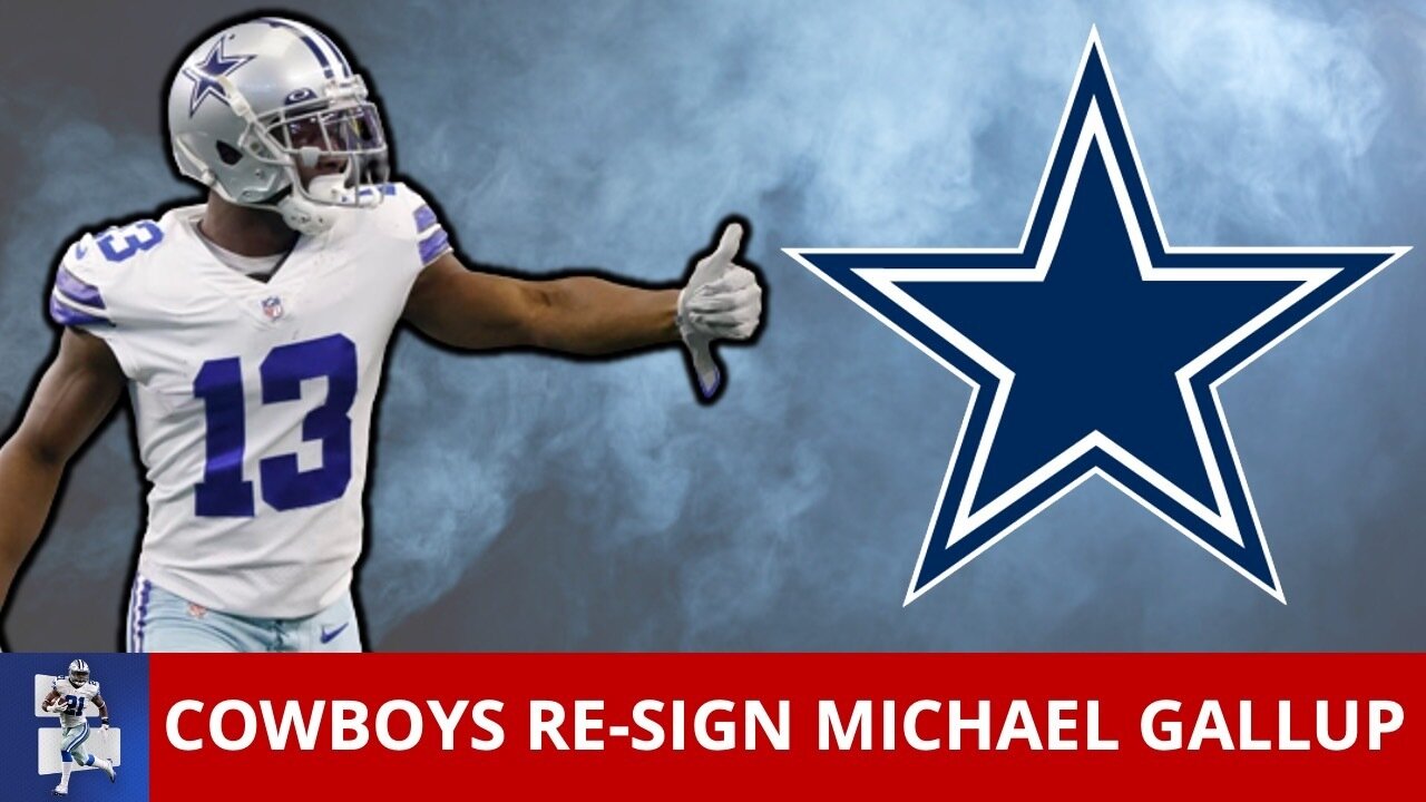 COWBOYS ALERT: Dallas Re-Signs WR Michael Gallup Right Before 2022 NFL Free Agency Begins