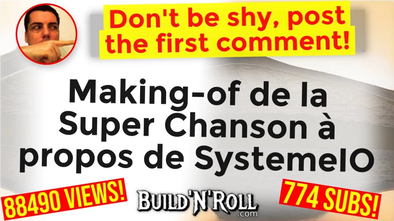 Making-of de la Super Chanson à propos de SystemeIO