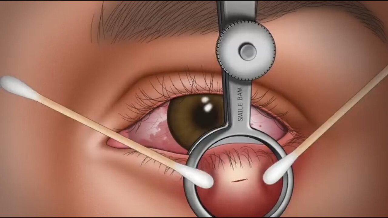 Eyelash treatment animation