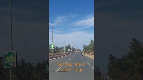 Togo Vlog | How is driving the streets of Lomé, Togo on a Saturday afternoon ?