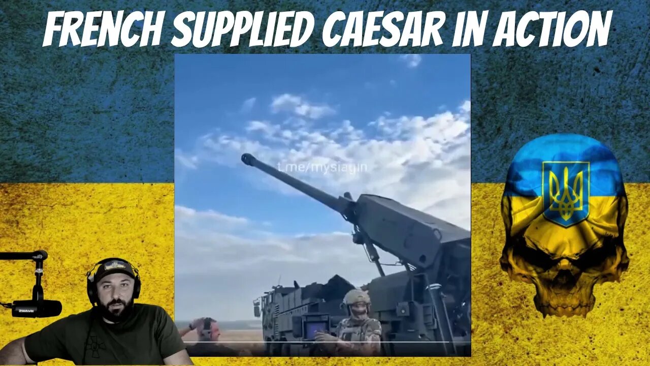 Ukraine War Footage: French Supplied Caesar In Action