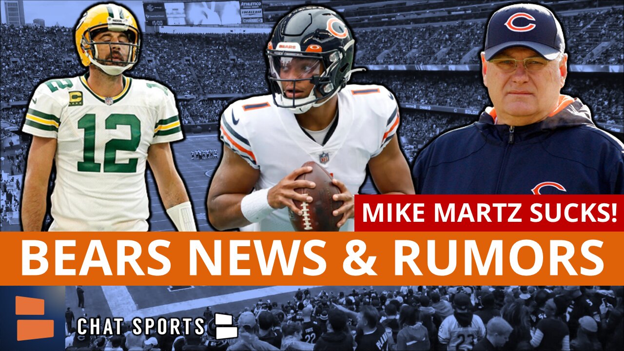 Chicago Bears Rumors On Roquan Smith, Aaron Rodgers & PFF Grades + Mike Martz HATES Justin Fields