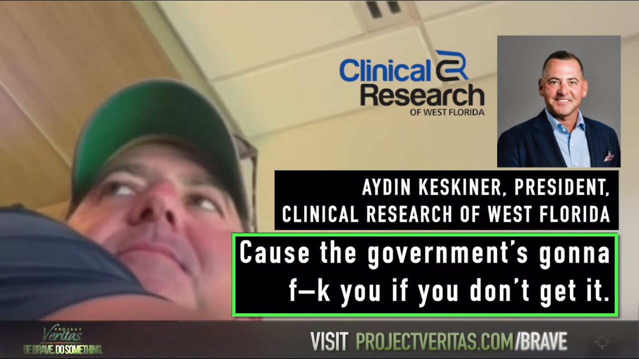 Project Veritas: Pfizer Contractor on Covid Vax "I’m skeptical of the science"