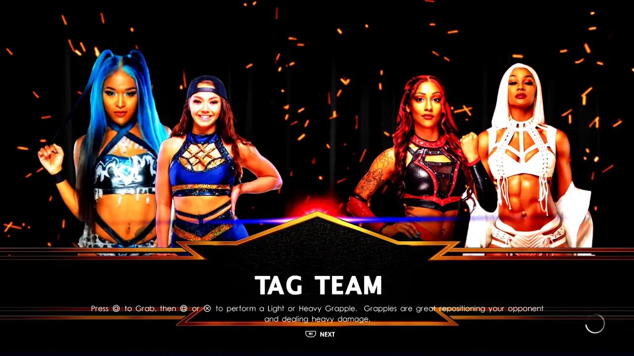 AEW Dynamite Jade Cargill & Red Velvet vs Kiera Hogan & Skye Blue