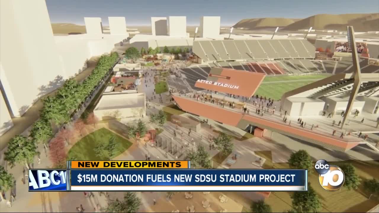 $15M donation for SDSU stadium