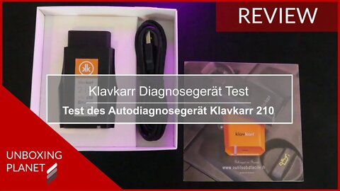 Test Autodiagnosegerät Klavkarr 210 - Teil 2 - Unboxing Planet