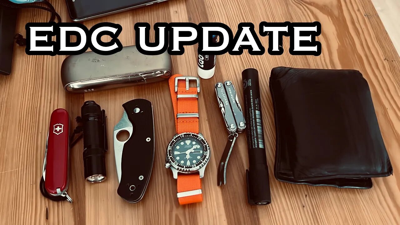 EDC (Everyday Carry) Update July in Slovenia