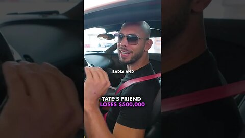 ANDREW TATE'S FRIEND LOSES $500,000 AFTER GETTING DESTROYED IN A RACE