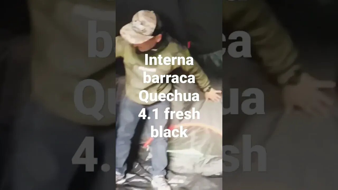 interna barraca Quechua Fresh and black