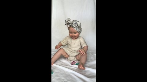 Baby loves her pacifiers!