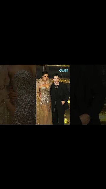 Desi Girl Priyanka Chopra with husband Nick Jonas at Nita Mukesh Ambani Cultural Centre