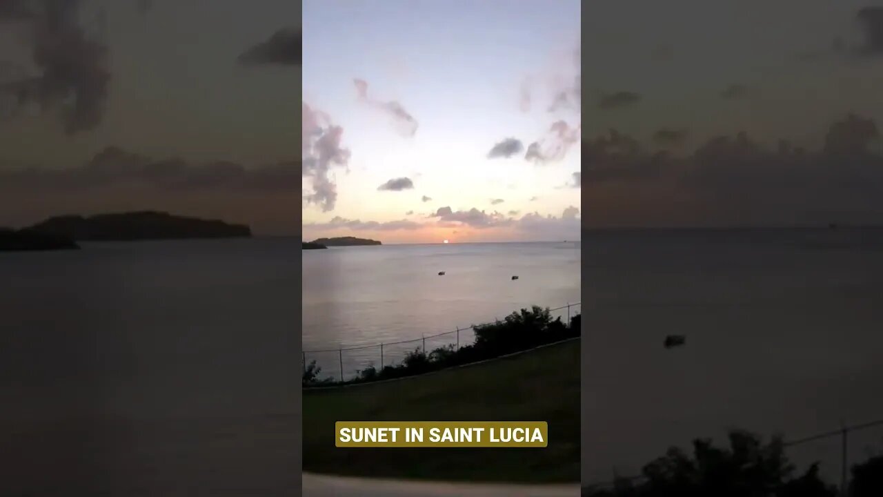 Sunset in Saint Lucia