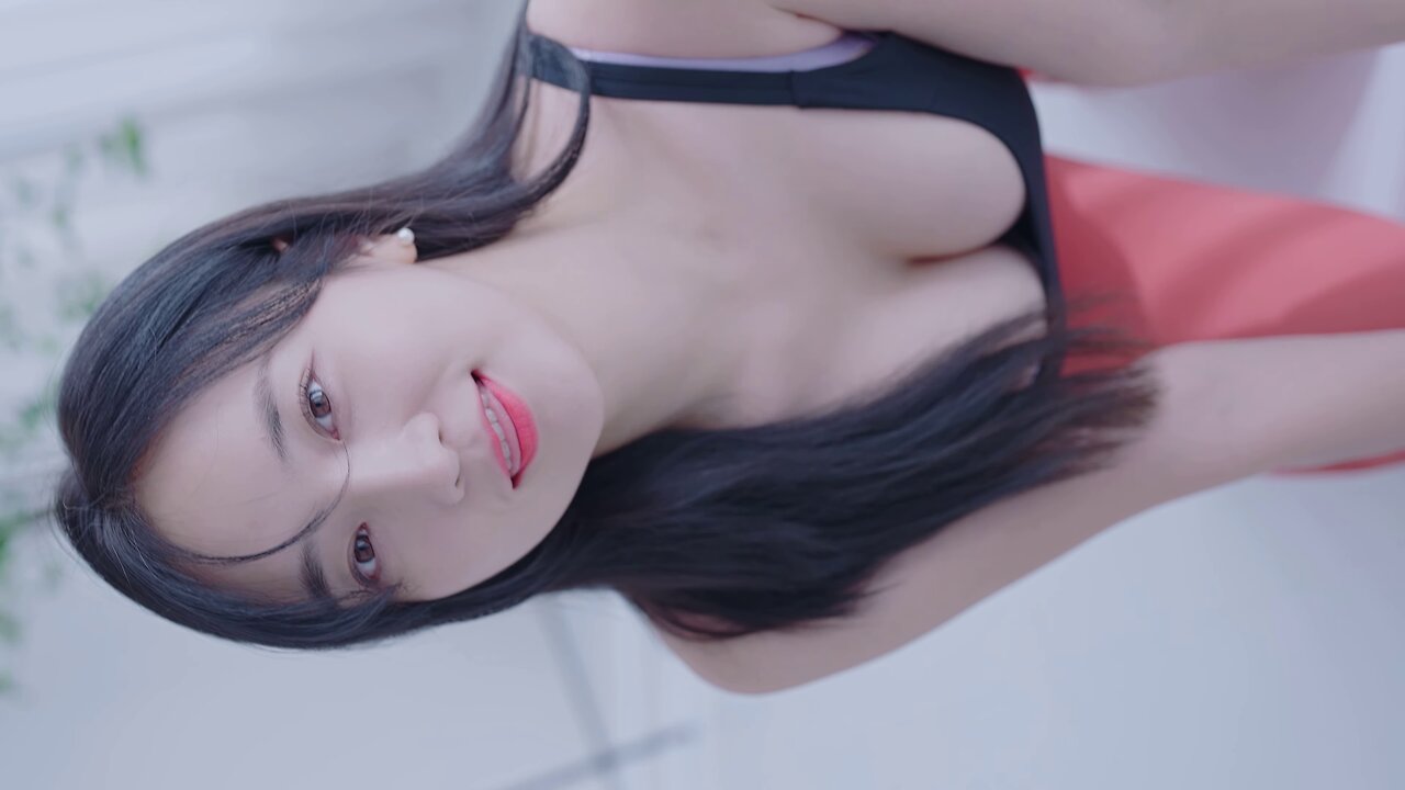 (4K 세로룩북) 나랑 운동할래?🧡 Ai 실사 레깅스 룩북 lingerie try on 언더웨어 룩북 직캠 bikini Underwear LOOKBOOK 꽃송 룩북