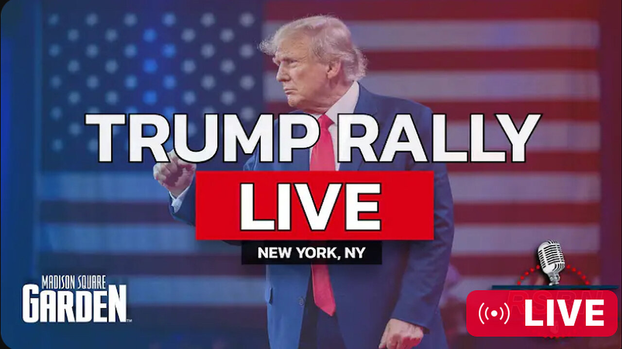 Trump Holds a Rally at the Iconic Madison Square Garden in New York - 10/27/24