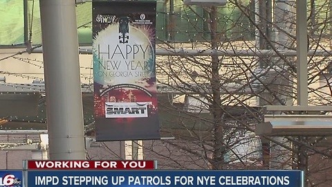 IMPD stepping up patrols for NYE celebrations