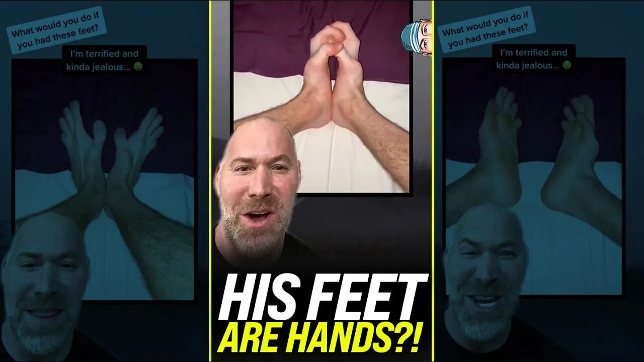 His Feet Are Hands?! 😱 #shorts