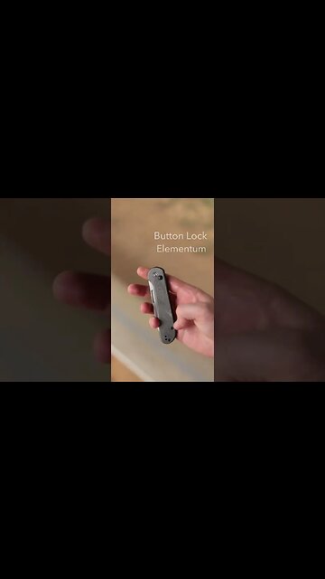 Titanium. 20CV. Button lock. Elementum! Coming Soon. #shorts #Knifecenter