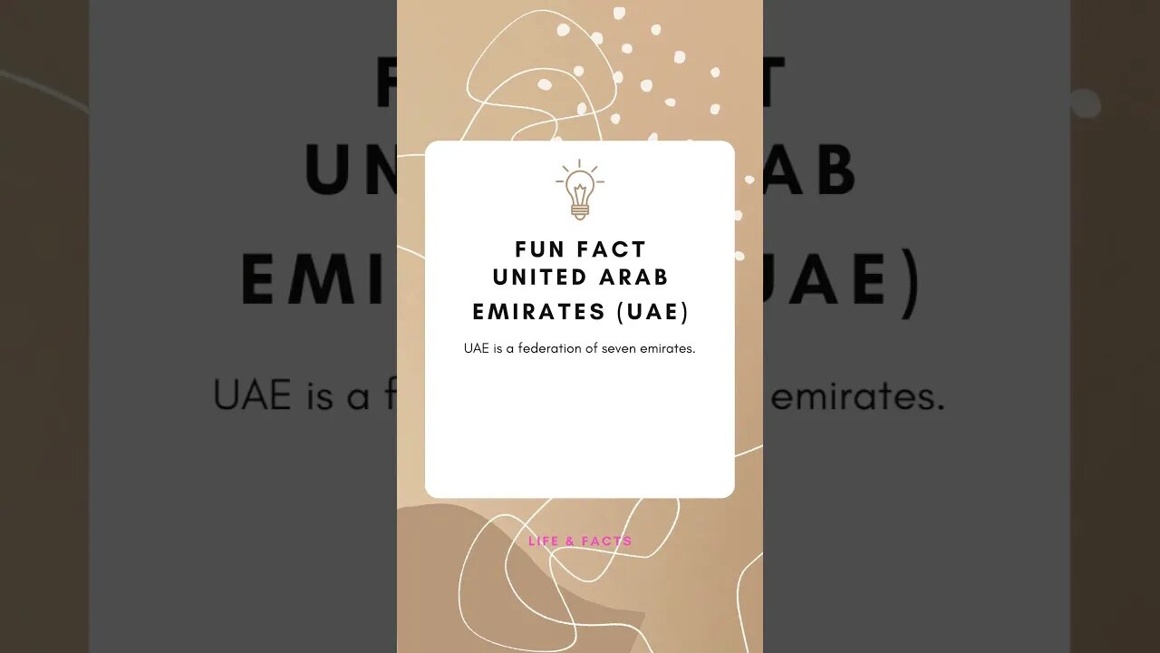 Fun Facts UAE