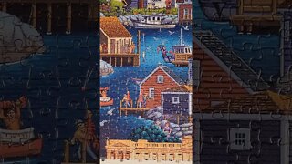 Day 2 of the 60 Day 60,000 piece puzzle challenge! #puzzles #shorts #jigsawpuzzles