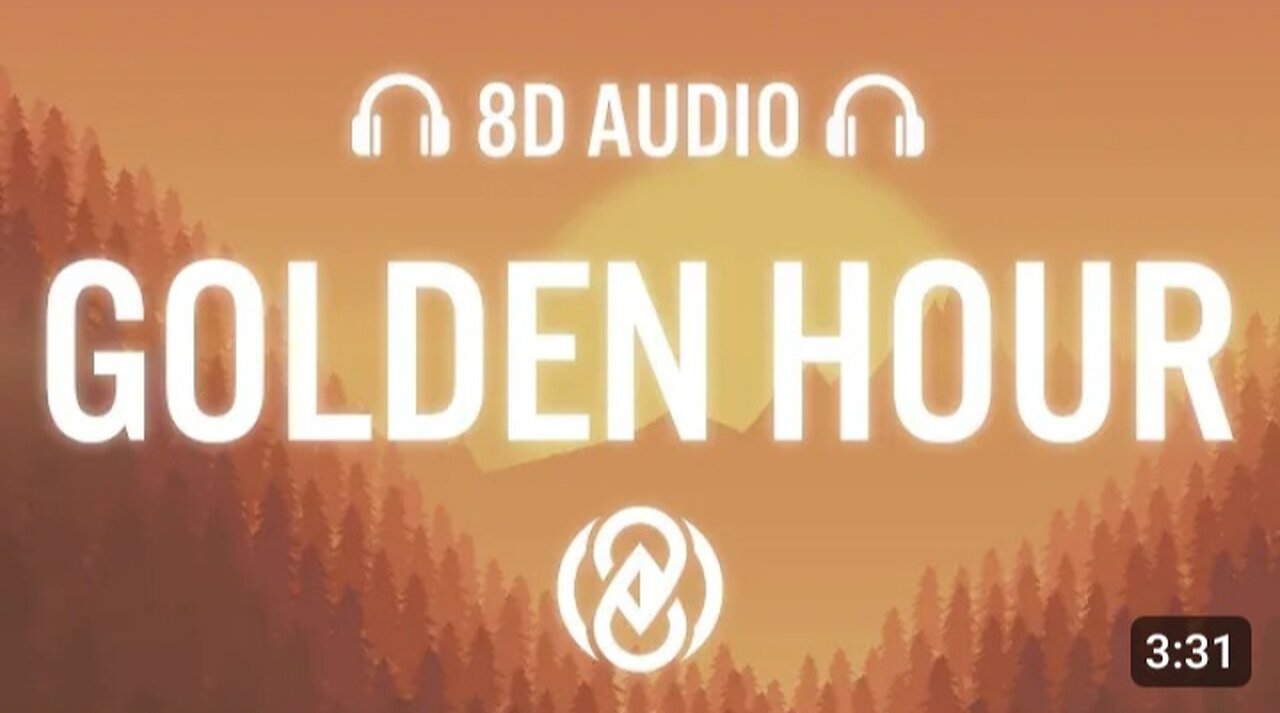 JVKE -Golden hour (Lyrics) 8d Audio :v