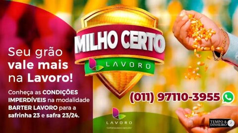 Lavoro tem Barter financeiro para milho. Ligue no 11-97110-3955