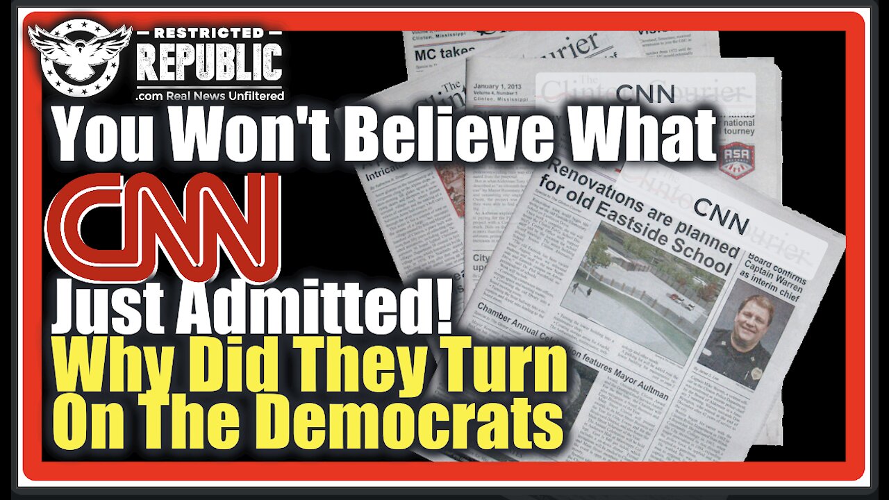 You Won’t Believe What CNN Just Admitted...Why Did They Just Turn On The Democrats!