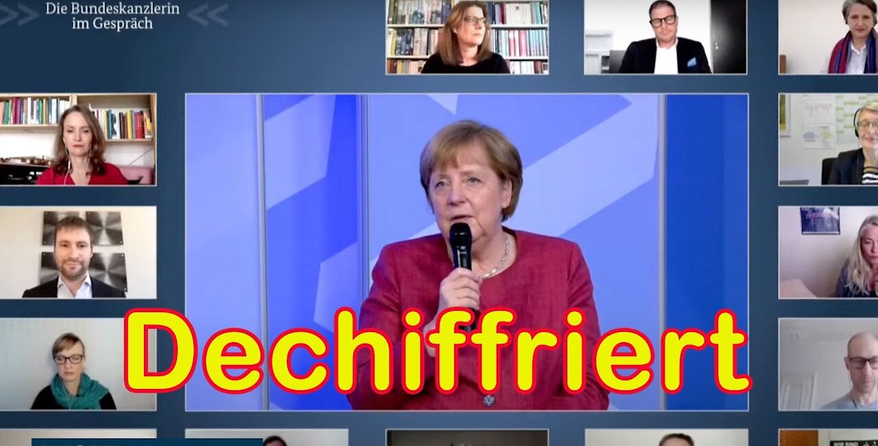 Merkels Künstler-Dialog – was sie wirklich sagen wollte, für Sie übersetzt in Klarsprech.