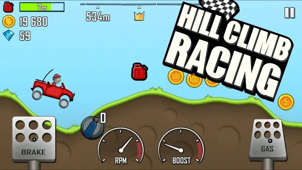 2012 Hill Climb Racing Countryside 789 m Android Mobile Game No Commentary Gameplay. | Piso games