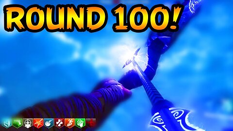 ROUND 100 EASTER EGG GAMEPLAY HIGH ROUNDS ATTEMPT! - BLACK OPS 3 ZOMBIES DER EISENDRACHE!