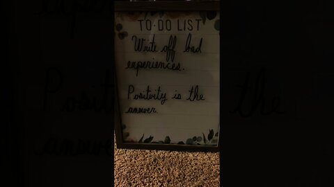 What Is On My “To-Do List”