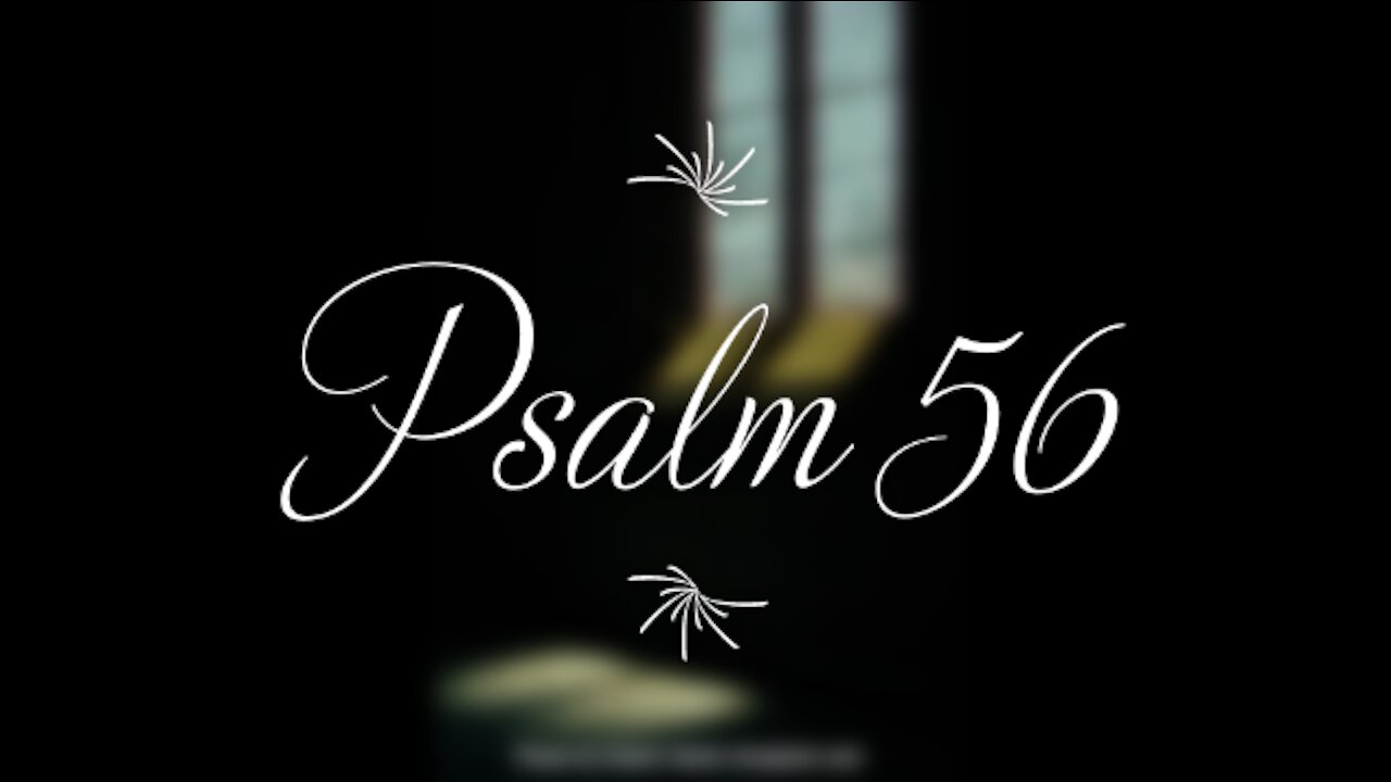 Psalm 56 | KJV | Click Links In Video Details To Proceed to The Next Chapter/Book