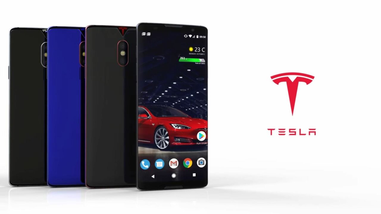 Tesla phone pi intro