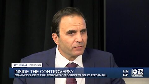 Examining Sheriff Paul Penzone's opposition to police reform bill