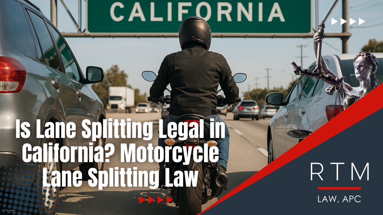 Is Lane Splitting Legal in California? Motorcycle Lane Splitting Law