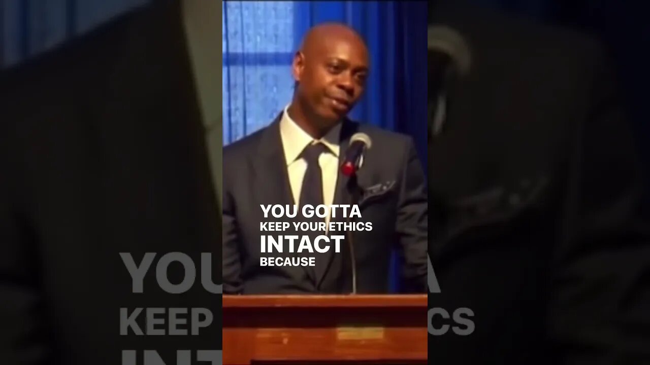 Ethics Aren’t What They Used To Be | Dave Chapelle