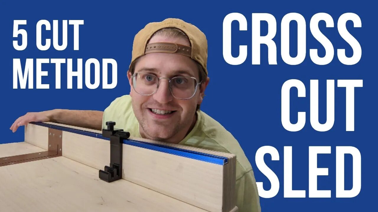 CROSSCUT SLED with the 5 cut method! Ep13