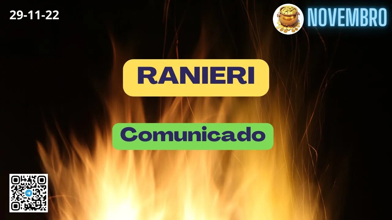 RANIERI Comunicado
