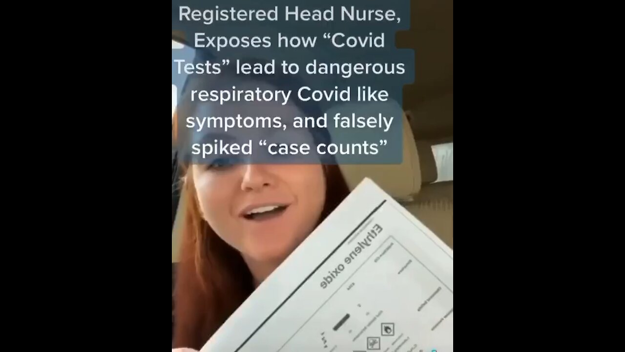 RN SPEAKS OUT ABOUT THE DANGERS OF COVID TESTS (ETHYLENE OXIDE)!