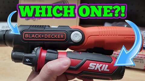 Which Is The Best 4V Cordless Screwdriver? Skil Or Black+Decker?