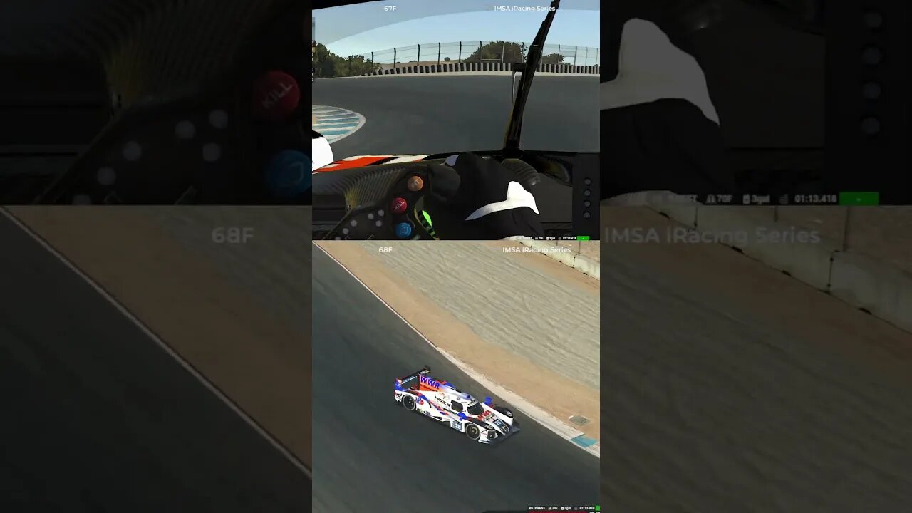 Would You Have Tried This Overtake???? #iracing #simracing #imsa #mozaracing