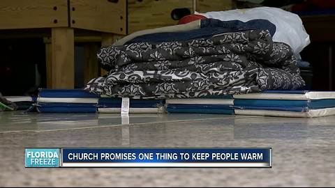 Brandon church volunteers helping homeless stay warm, safe during cold snap