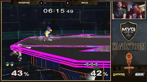 MVG Sandstorm: Singles RR - ForteFreak (Sheik/Marth) vs. Bacon (Falco)