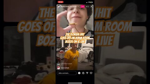 The Florida Jhit goes off on dorm room bozos on ig live