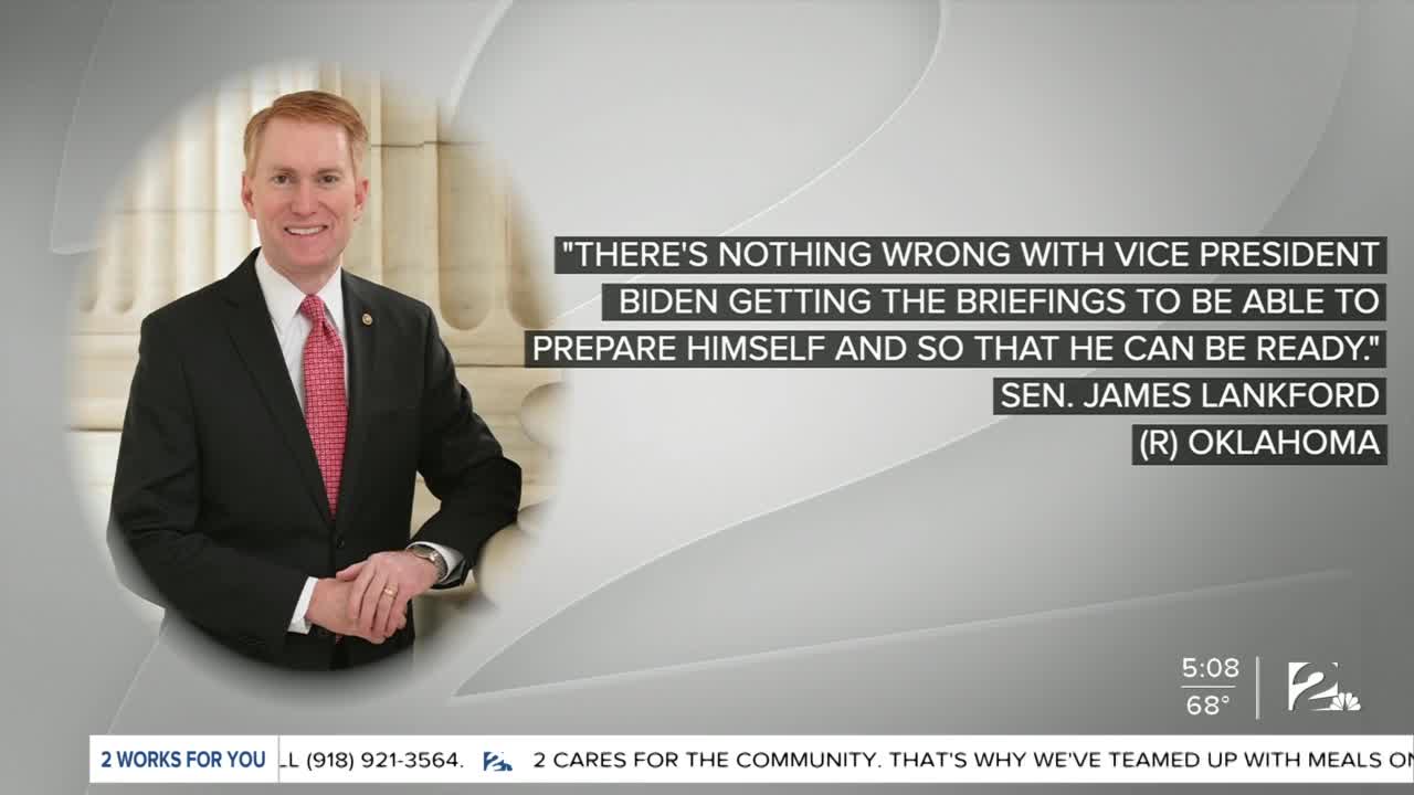 Sen. Lankford said he'll intervene if Biden isn't getting intelligence briefings