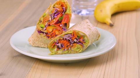 White Bean & Avocado Wrap