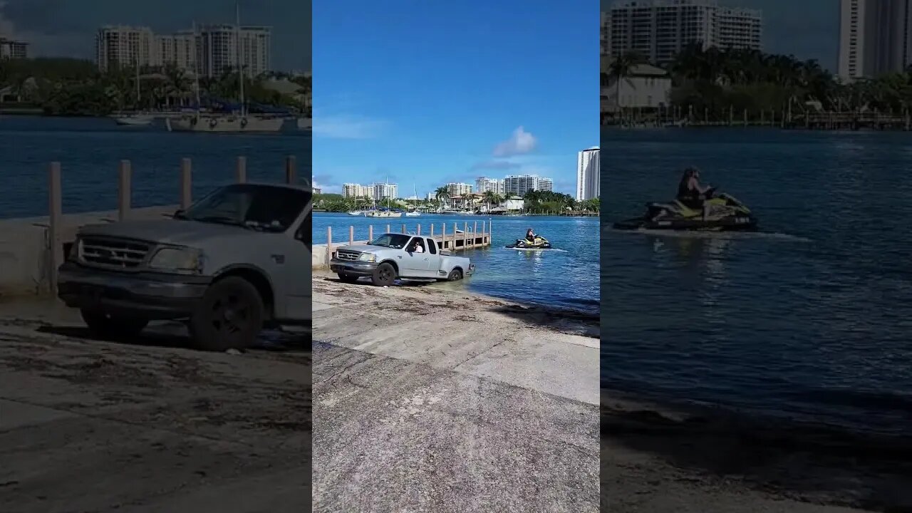 whyyy 😧 do this at the Boat Ramp!?