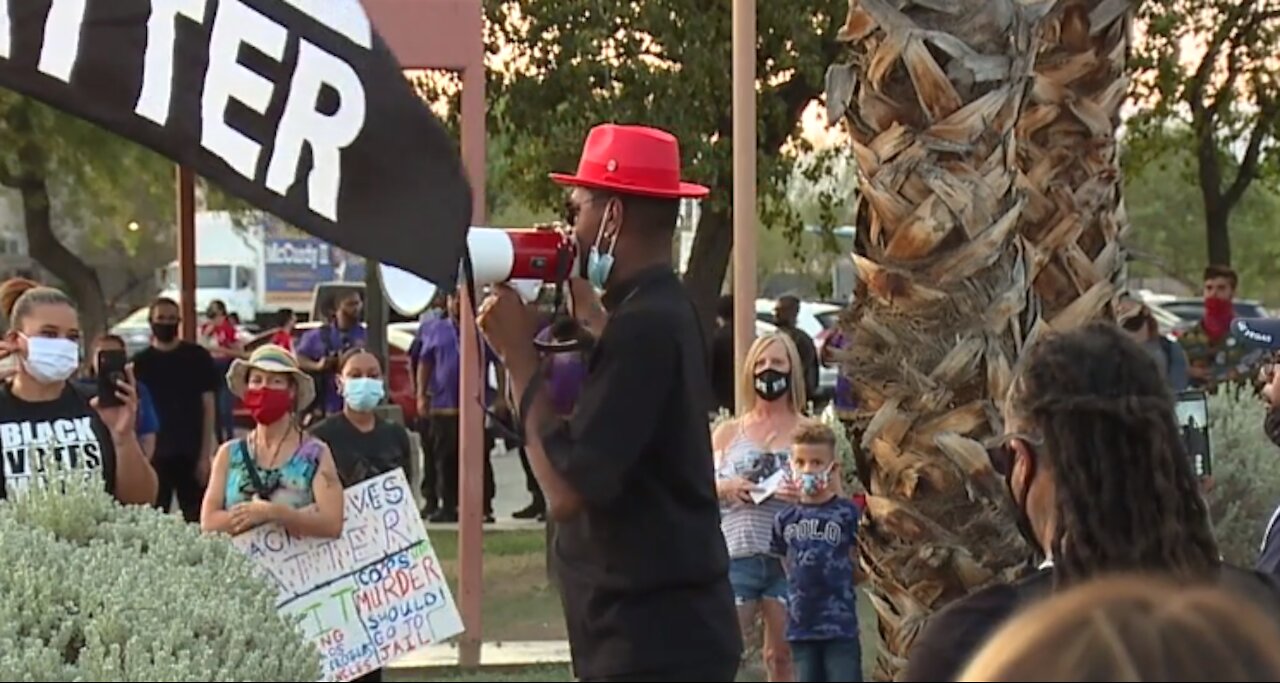 National Action Network Las Vegas holds rally for change, police reform