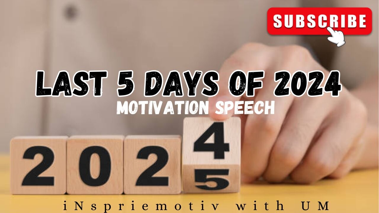Last 5 Days of 2024: Prepare for 2025 Spiritually and Practically