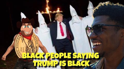 BLACK PEOPLE SAYING TRUMP IS BLACK, HE BLACKER THAN THEM