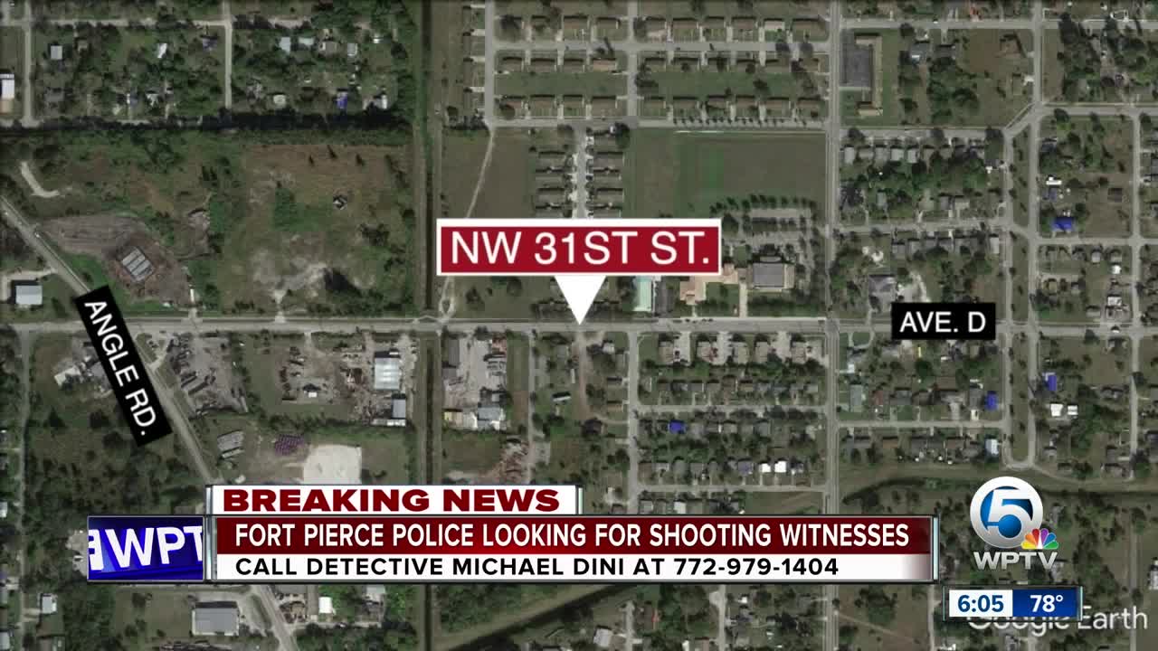 Fort Pierce police looking for shooting witnesses